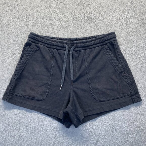 Athleta Short Women's Size M Black Athletic Shorts,Pockets,Drawstring - Picture 11 of 11